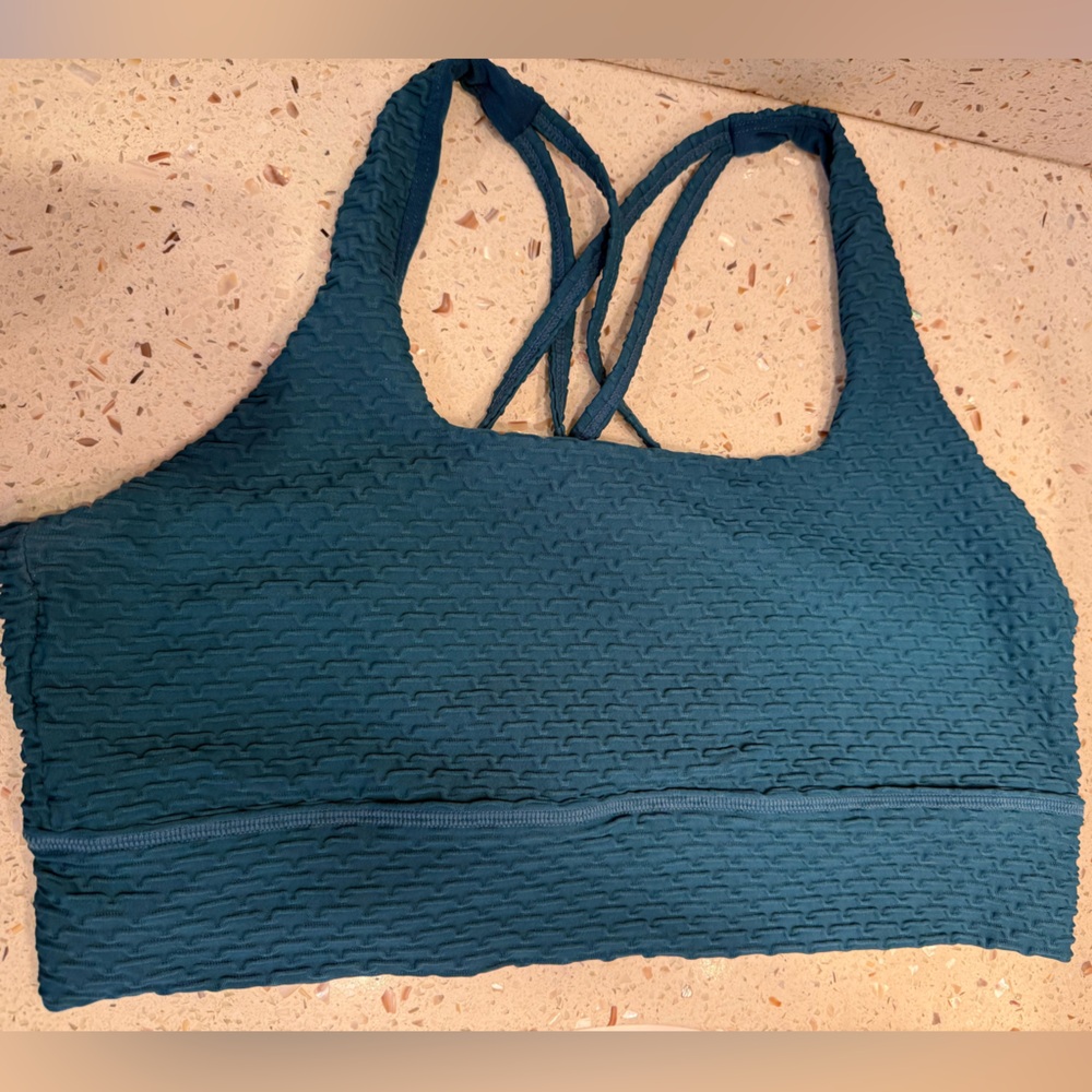 Constantly Varied Gear Teal Sports Bra, size XL
